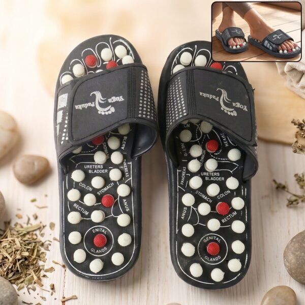 Acupressure Foot Massage Slippers Reflexology Massager Sandal Size...