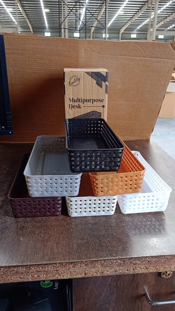 Desk Organizer Tray – 6-Piece Multipurpose Storage | VoltDesk