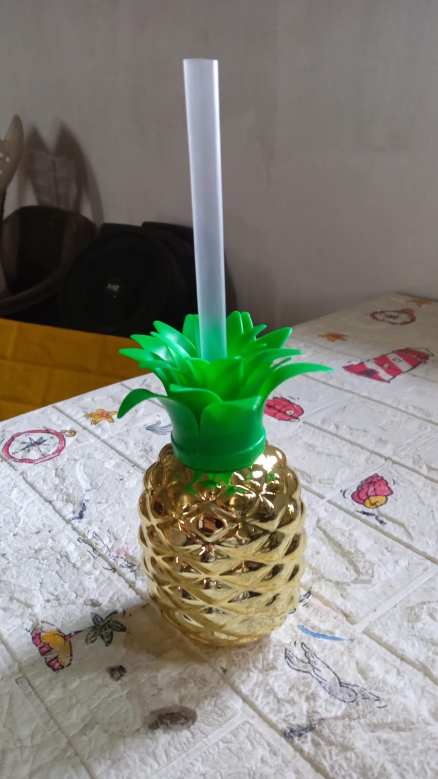 Pineapple Cup with Straw – Tropical Party Tumbler | Indo Glow