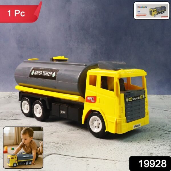 Water Tanker Toy Truck – Push & Go Durable Vehicle for Kids