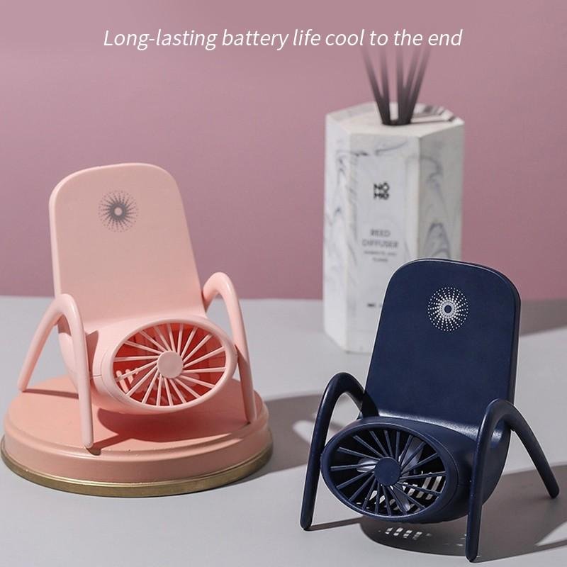 Portable Phone Holder Fan – Handheld & Multi-Function | VoltDesk
