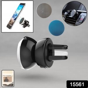 Universal Magnetic Car Mobile Holder – 360° Rotating Strong Grip