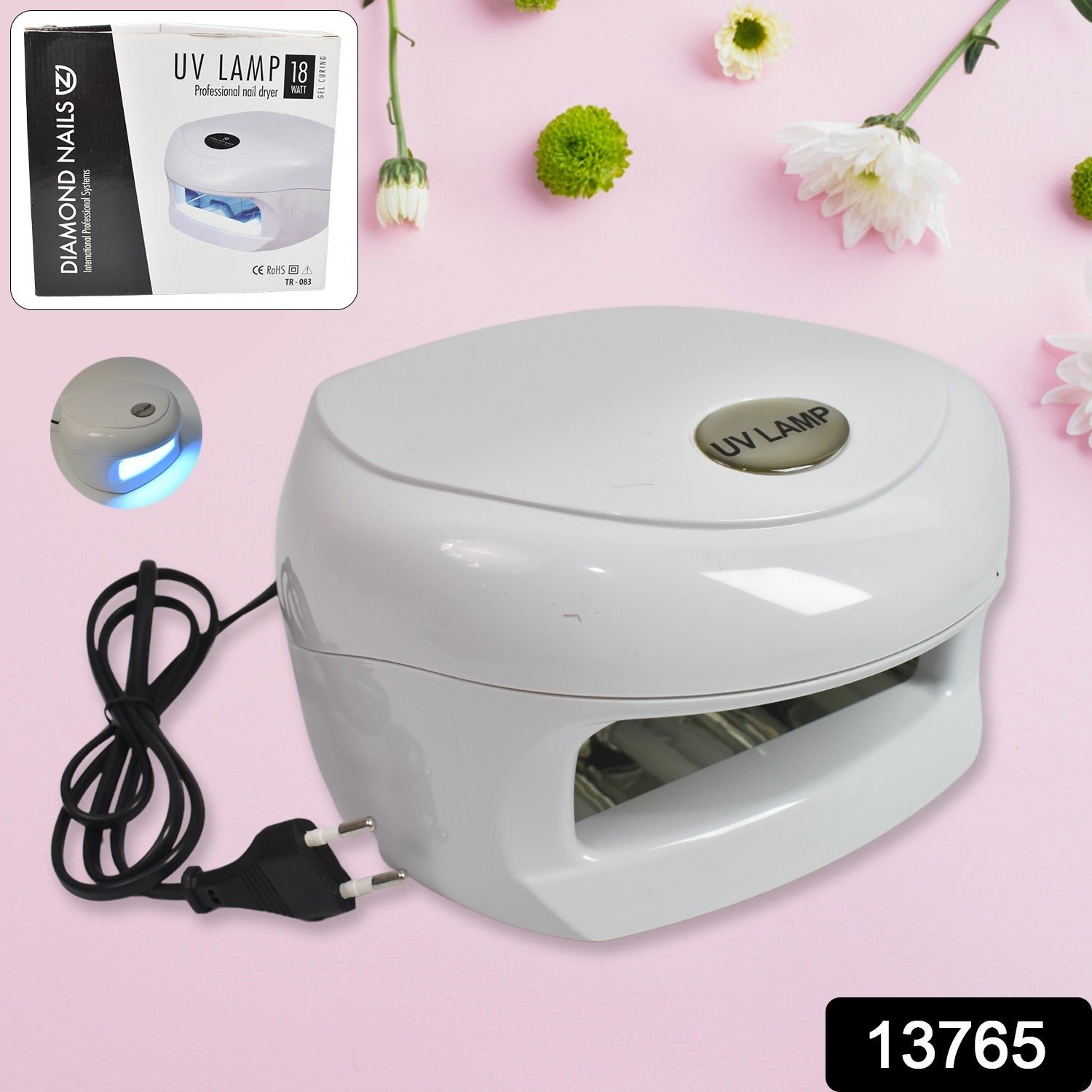 LED UV Nail Lamp 18W – Quick Gel Polish Curing & Nail Dryer | AuriGlam
