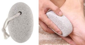 Foot Pumice Stone – Oval Heel Scrubber for Smooth Feet | GlimmerHome