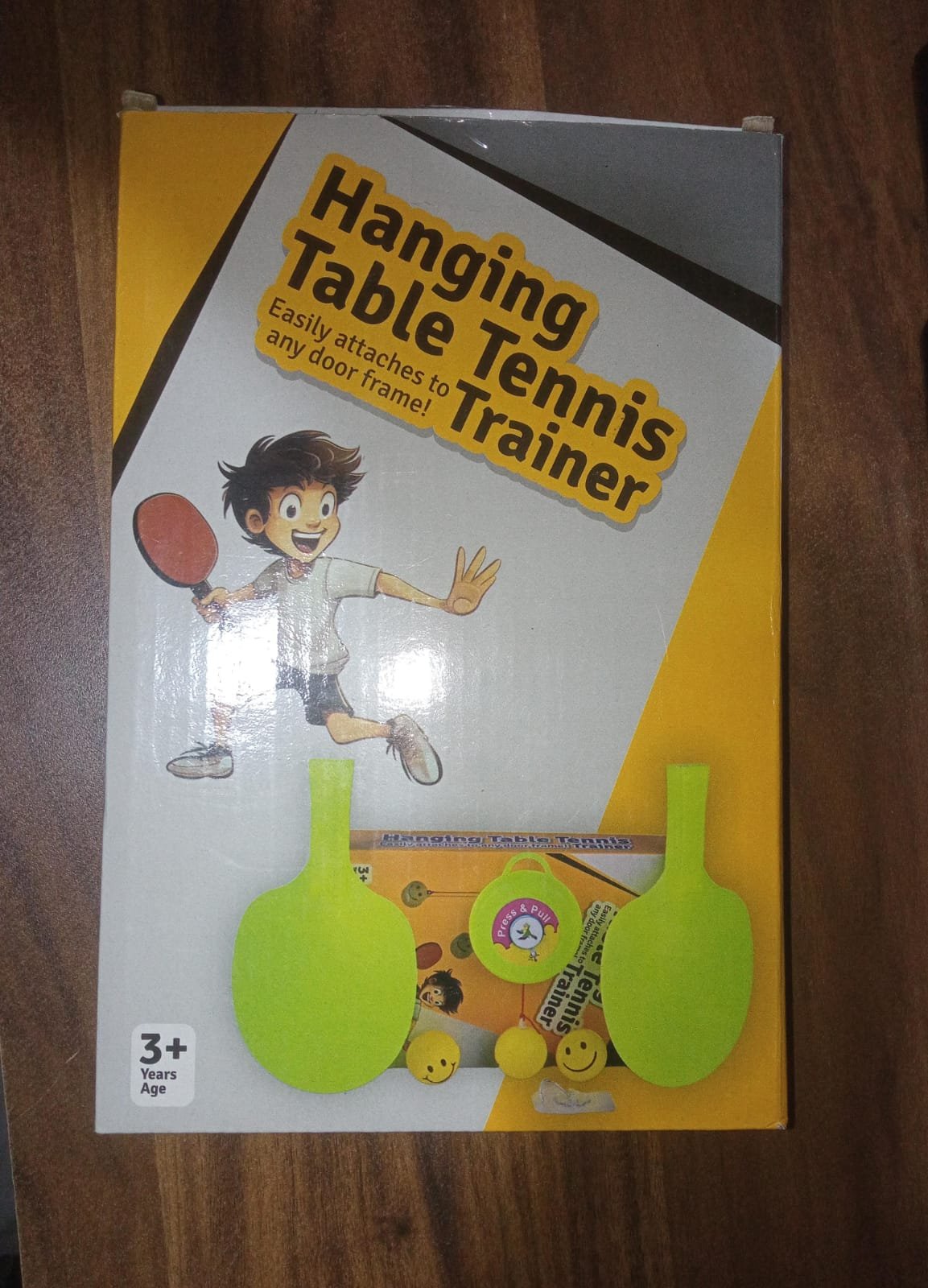 Hanging Table Tennis Trainer – Portable Indoor Reflex Set | Dollverse