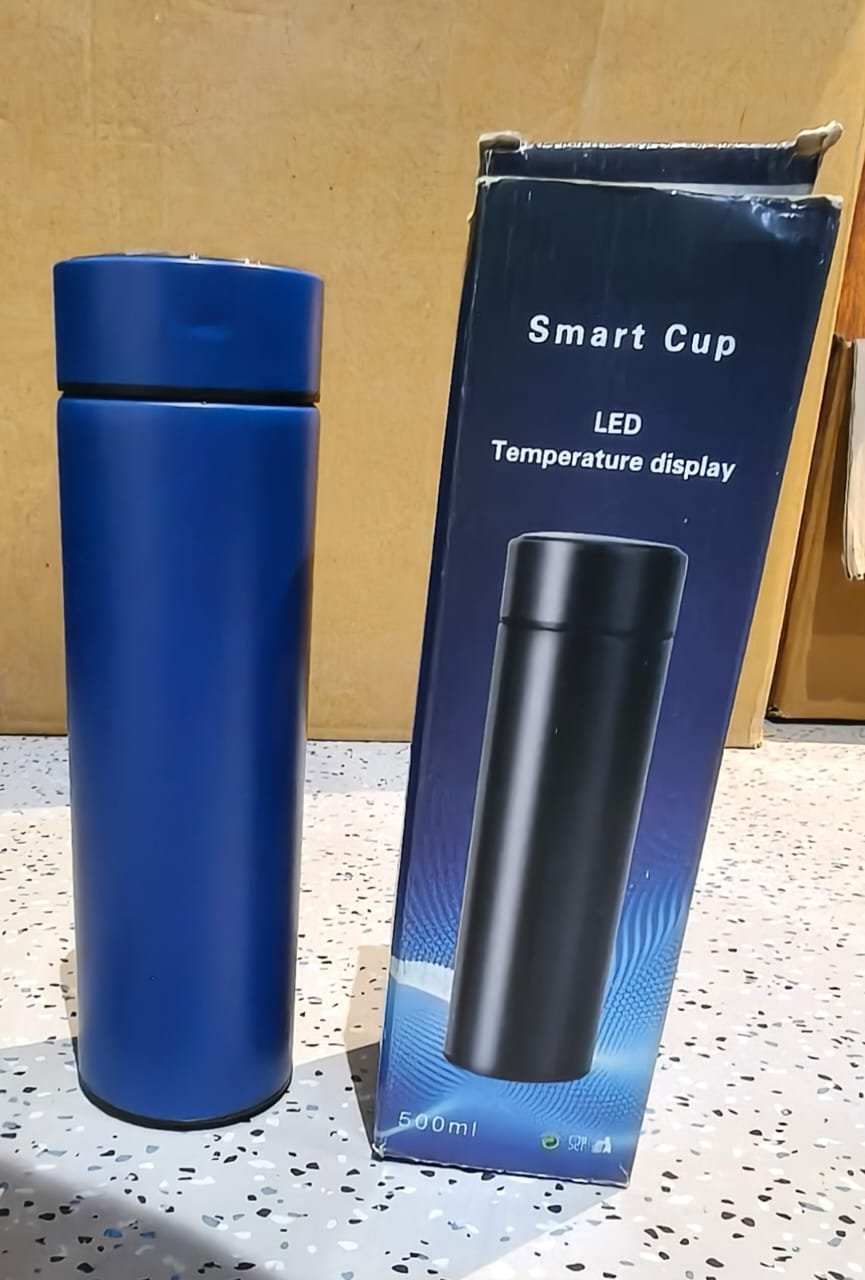 Vacuum Insulated Water Bottle – LED Temp Display, 500ml