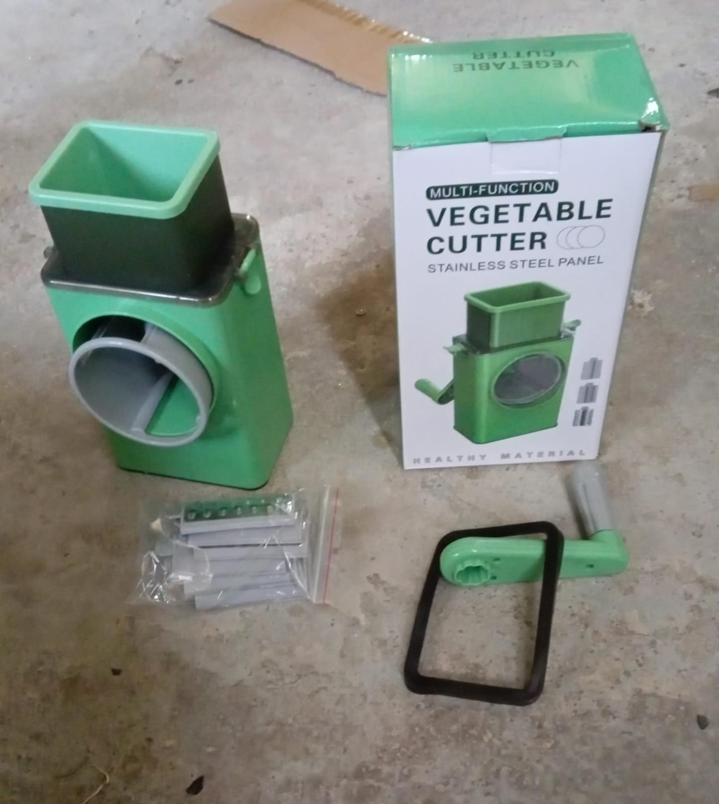 e77997e9-1cda-4270-b333-6b0f14603566 Stainless Steel Vegetable Chopper – 6 Blades & Mandoline Slicer | CookAura