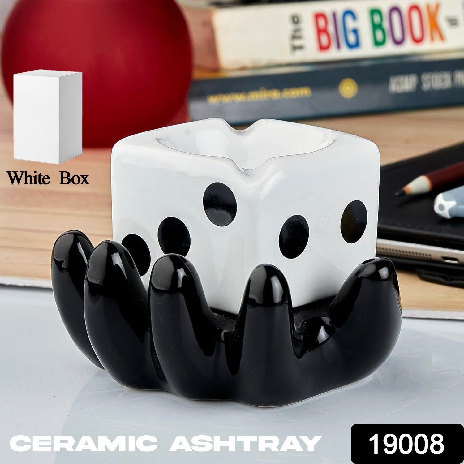 Ceramic Ashtray – Colourful Retro Smoking Accessory