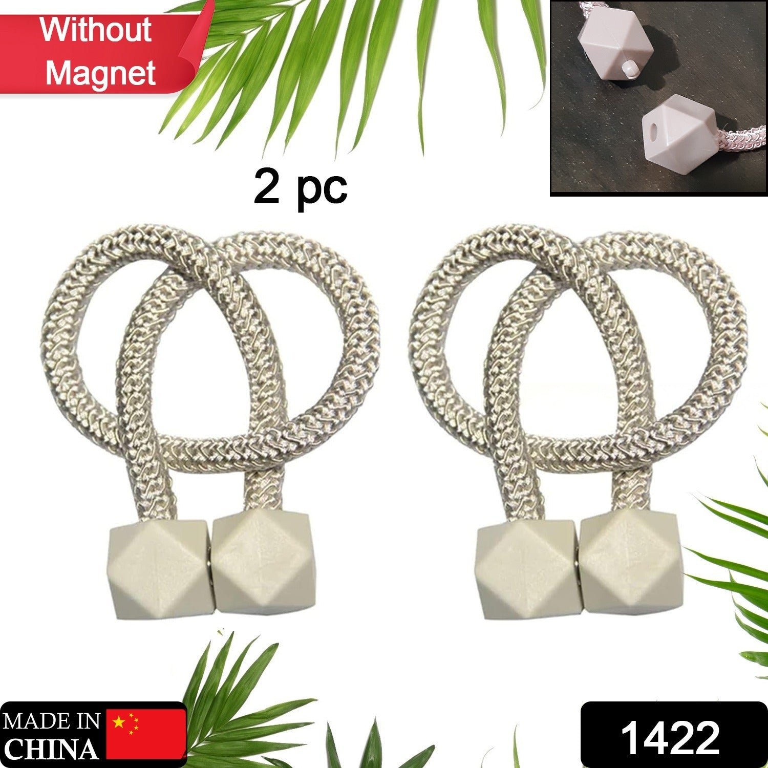 Pearl Curtain Tiebacks – Non-Magnetic & Elegant | FreshAura Homeware