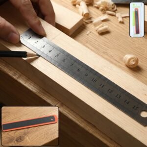 Measuring Ruler – Precision Steel 15 cm with Clear Markings