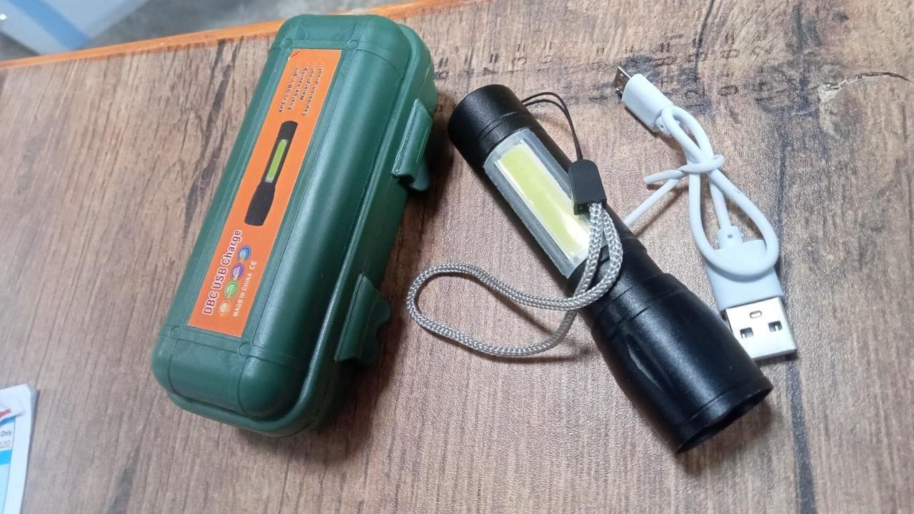 Rechargeable LED Flashlight – Mini, Long Range Torch | Indo Glow