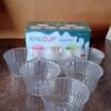 Plastic Dessert Bowl Set – 6 Transparent Reusable Bowls
