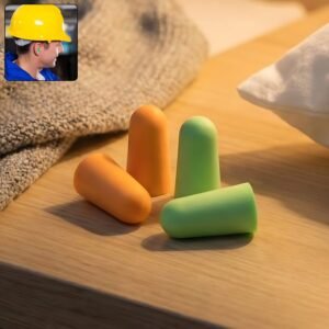 Noise Reduction Foam Ear Plugs – Soft, Reusable 2 Pair Set