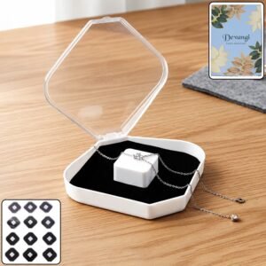 eca13f25-2c62-4d41-9441-9e60b76f3621 Jewellery Storage Box Set – 12 Pc Soft Cushion Display