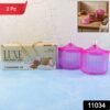 Dry Fruit Storage Jars – Luxury Transparent Plastic Set of 2