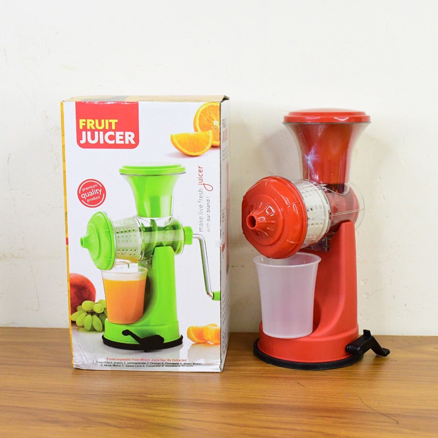 Manual Fruit Juicer – Healthy Juices & Portable | Grippy