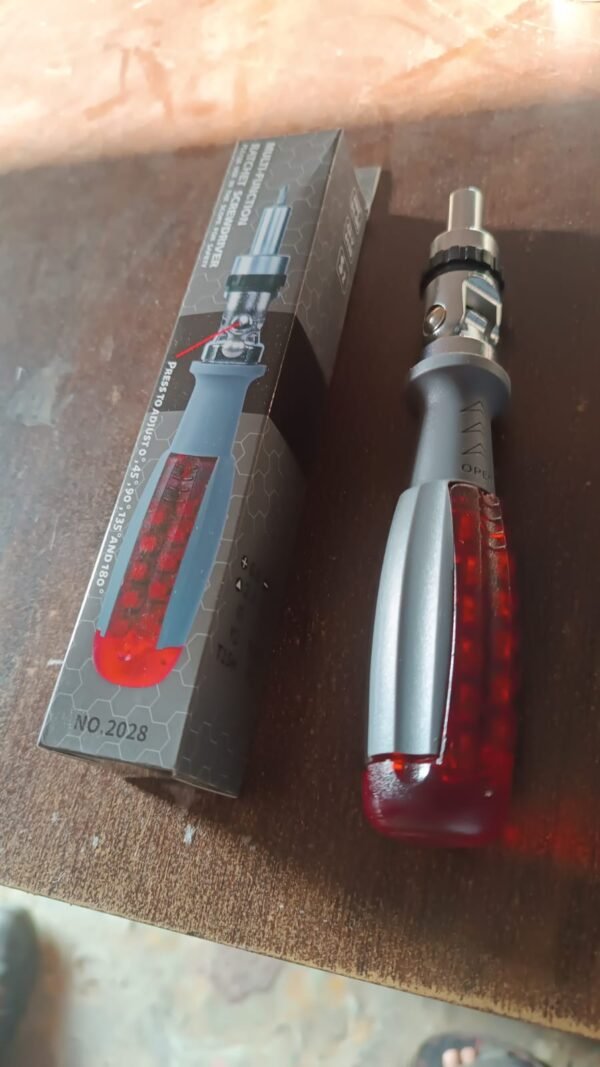 Ratchet Screwdriver Set – Adjustable Angle & 20 Bits | BoltForce