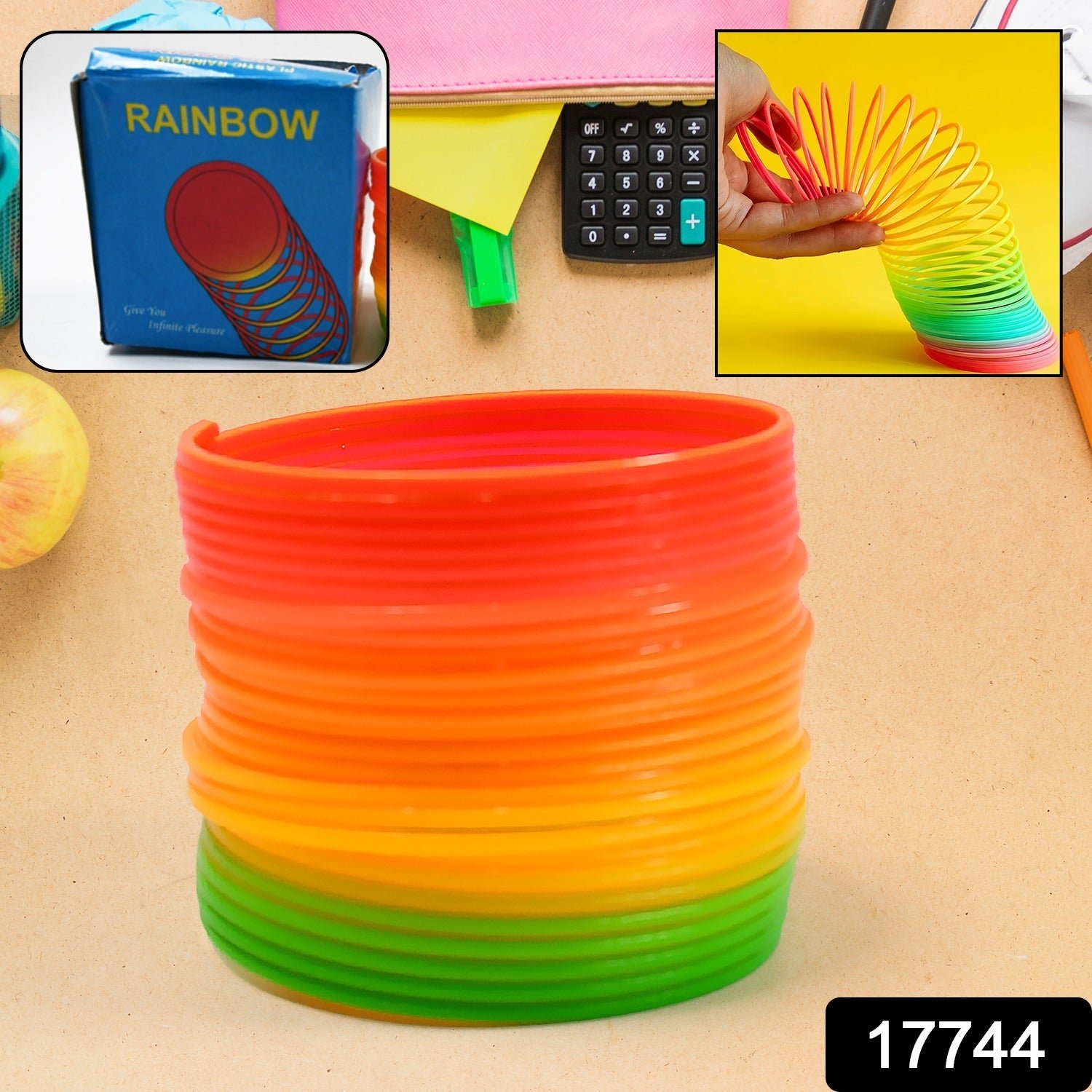 Rainbow Slinky Toy – Classic Fidget & Stress Relief | Little Learners