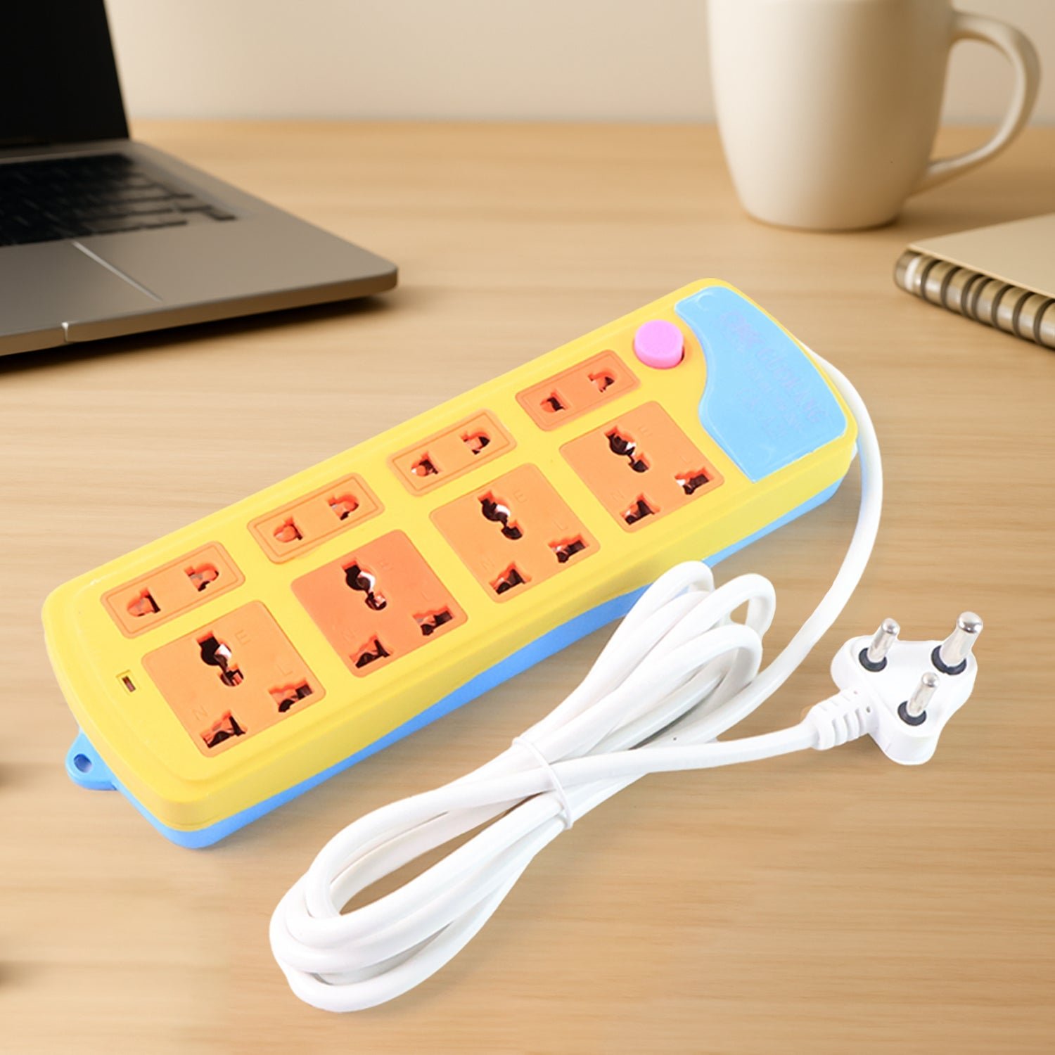 Multi Socket Extension Board – 8 Universal Sockets with Master Switch