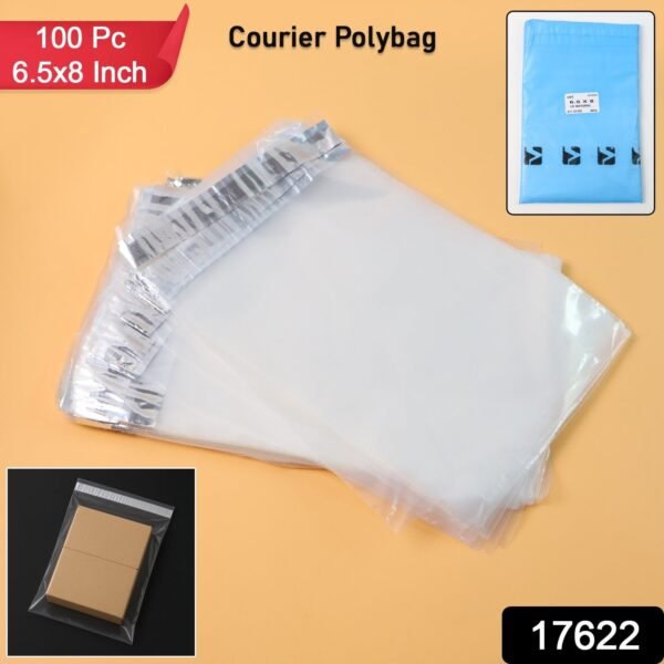 f04c0ba1-da42-4535-bbdc-27c118bdf5ff Self-Adhesive Courier Polybags – Tamper-Proof & Waterproof 6.5x8 Inch Pack