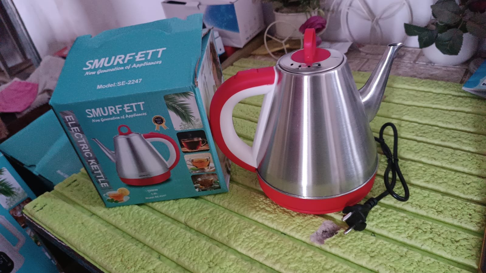 Electric Kettle 1.5 Litre – Stainless Steel, 1500W | Siplix