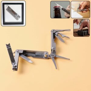 Multipurpose Pocket Tool Kit – Stainless Steel 8-in-1 Compact Design
