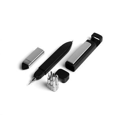 Multi-Function Pen – 4-in-1 Phone Holder & Screwdriver Set | Velvet Wipe