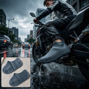 Waterproof Silicone Rain Shoe Cover 22 cm Small