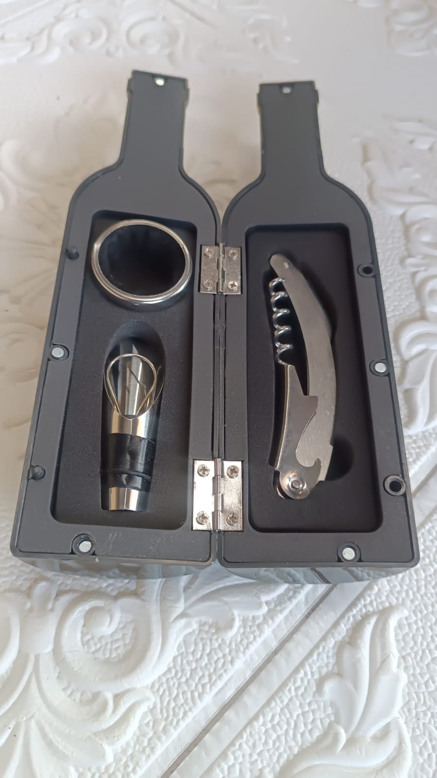 Wine Accessory Gift Set – 4-in-1 Stainless Steel Bar Tools