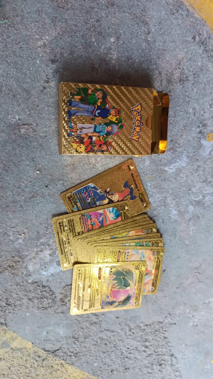 Golden Trading Cards – 55 Pcs Foil Set for Kids | Gamevana