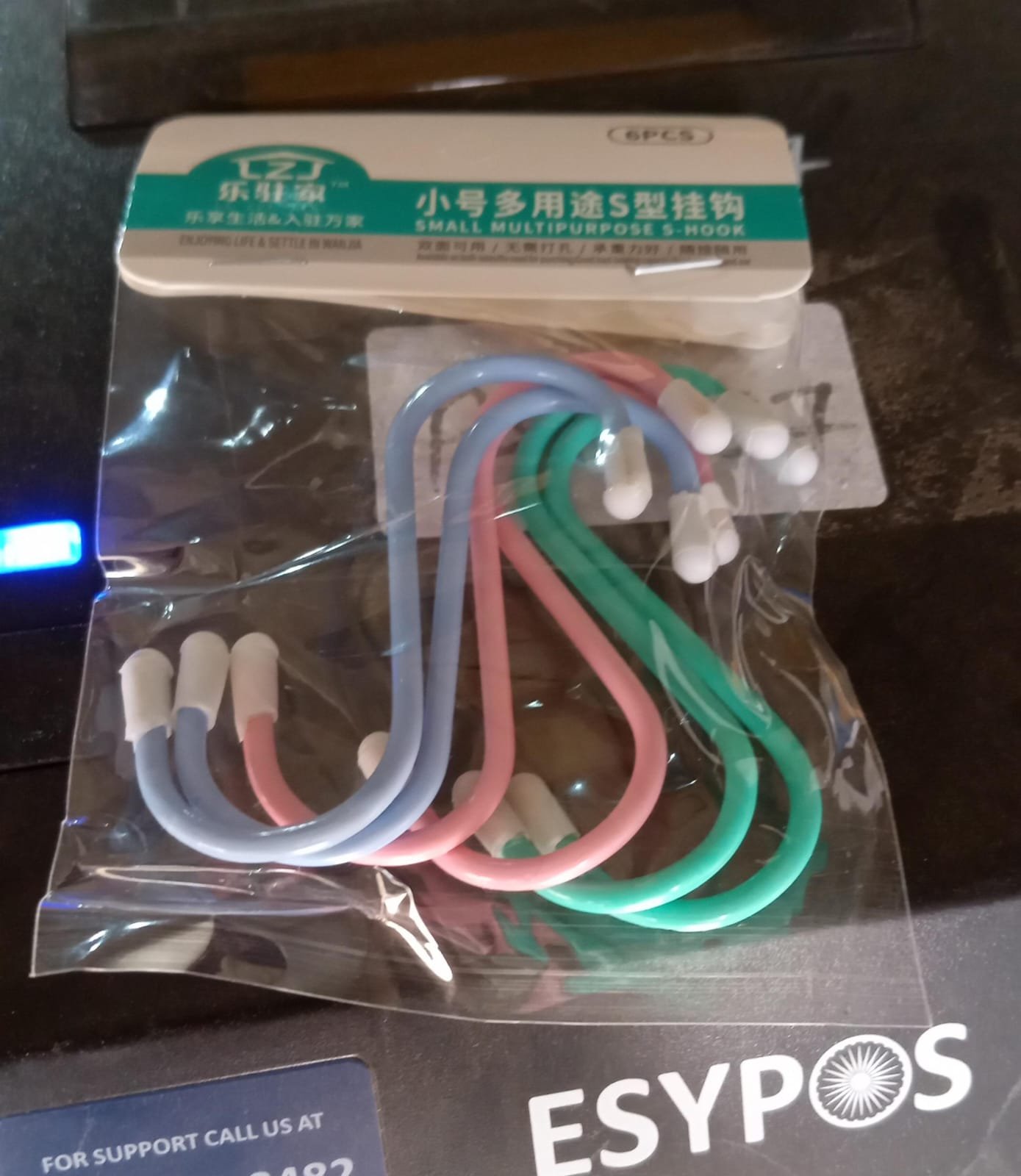 S Hooks Metal – Heavy Duty Hanging Hooks (6 Pcs) | VoltDesk