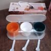 Spice Box – 3-Grid Masala Storage with Spoons | Tidy Table