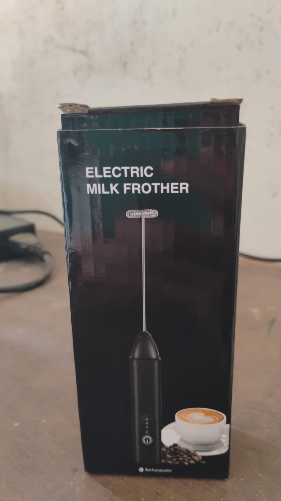 Electric Handheld Milk Frother – Portable Stainless Steel Whisk