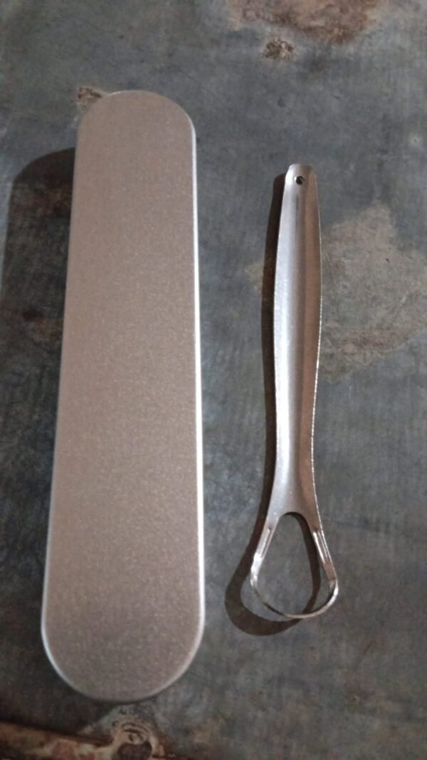 Stainless Steel Tongue Scraper – Oral Hygiene Tool with Case | MintGuard