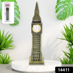 Big Ben Miniature Metal Statue – Elegant Home Decor Accent