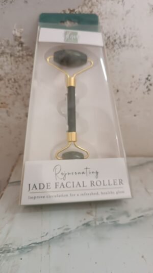 Jade Facial Massage Roller – Dual-Headed Anti-Aging Tool