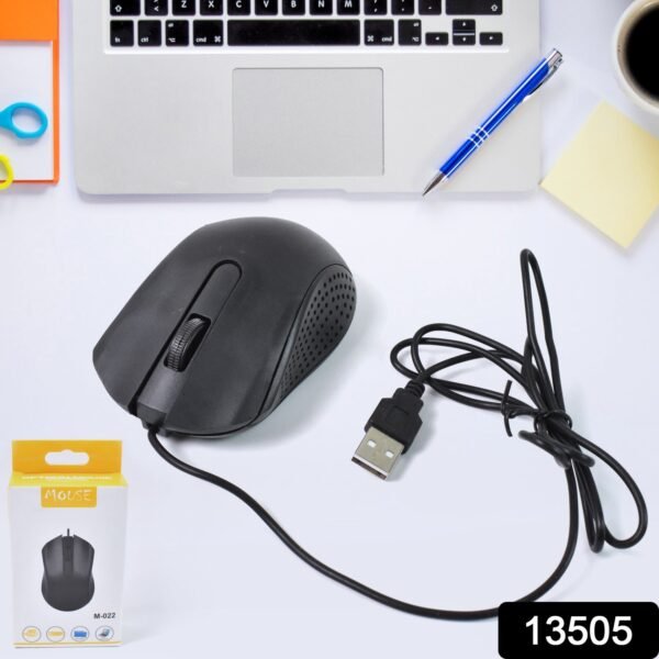 Wired Optical Mouse – M-022, USB Connectivity | Compshop