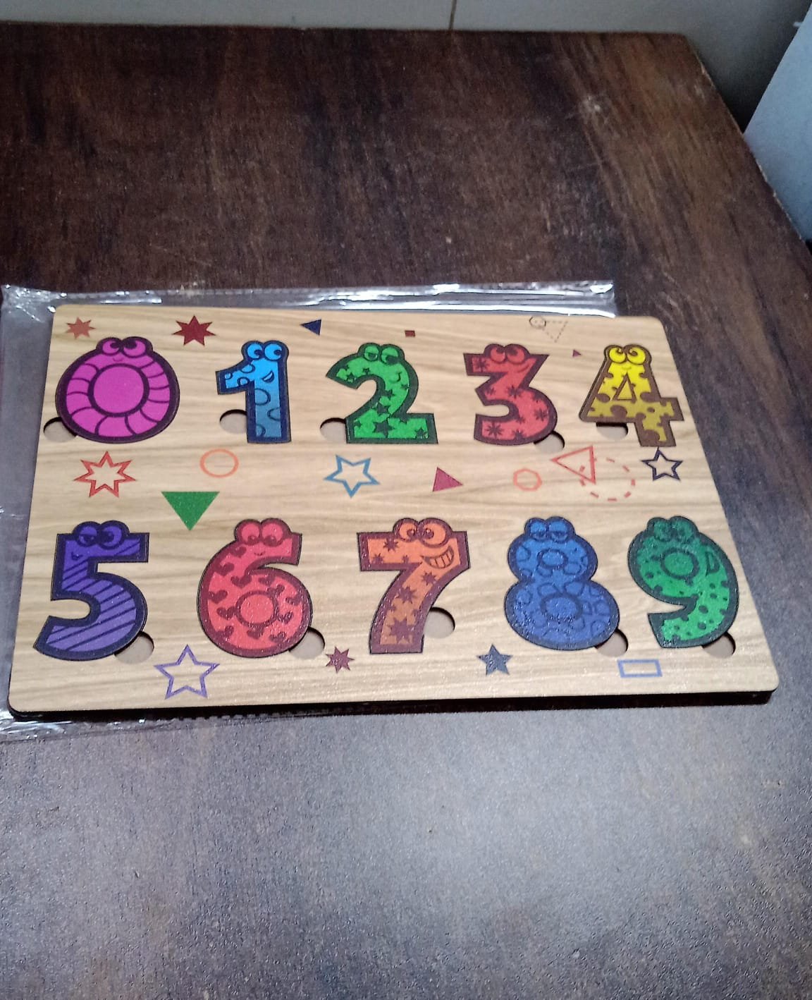 Wooden Number Puzzle – Early Learning Board | Inventive Play