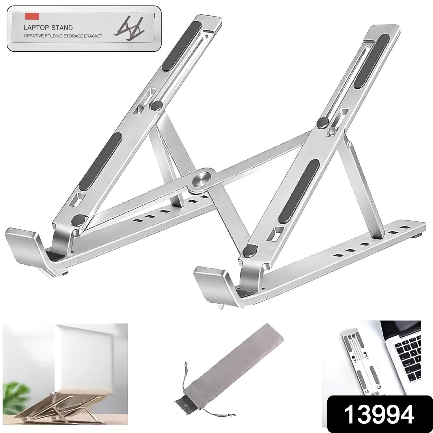 Adjustable Laptop Stand – Ergonomic Foldable Aluminum Design