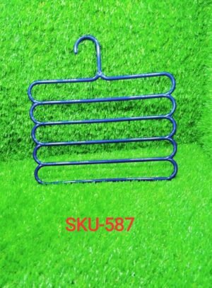 Space Saving Hanger – 5-Layer Multipurpose Plastic | GlimmerHome