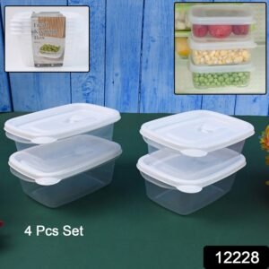 BPA-Free Food Storage Containers – Stackable 400ml Set of 4