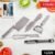 Stainless Steel Kitchen Gadget Set – 5-Pc Peeler, Grater & Slicer