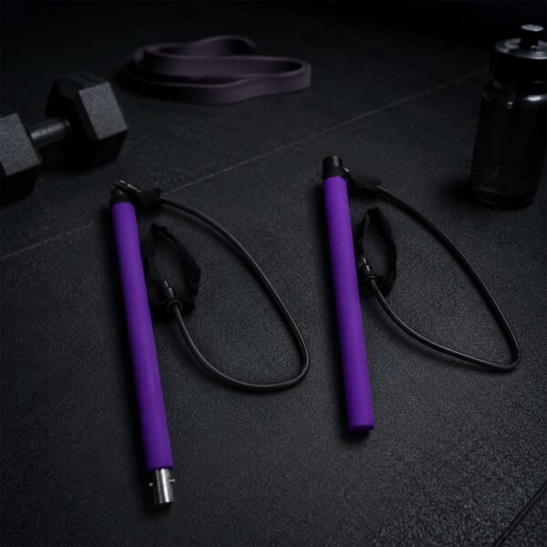 Pilates Bar with Resistance Bands – Full-Body Home Workout Kit