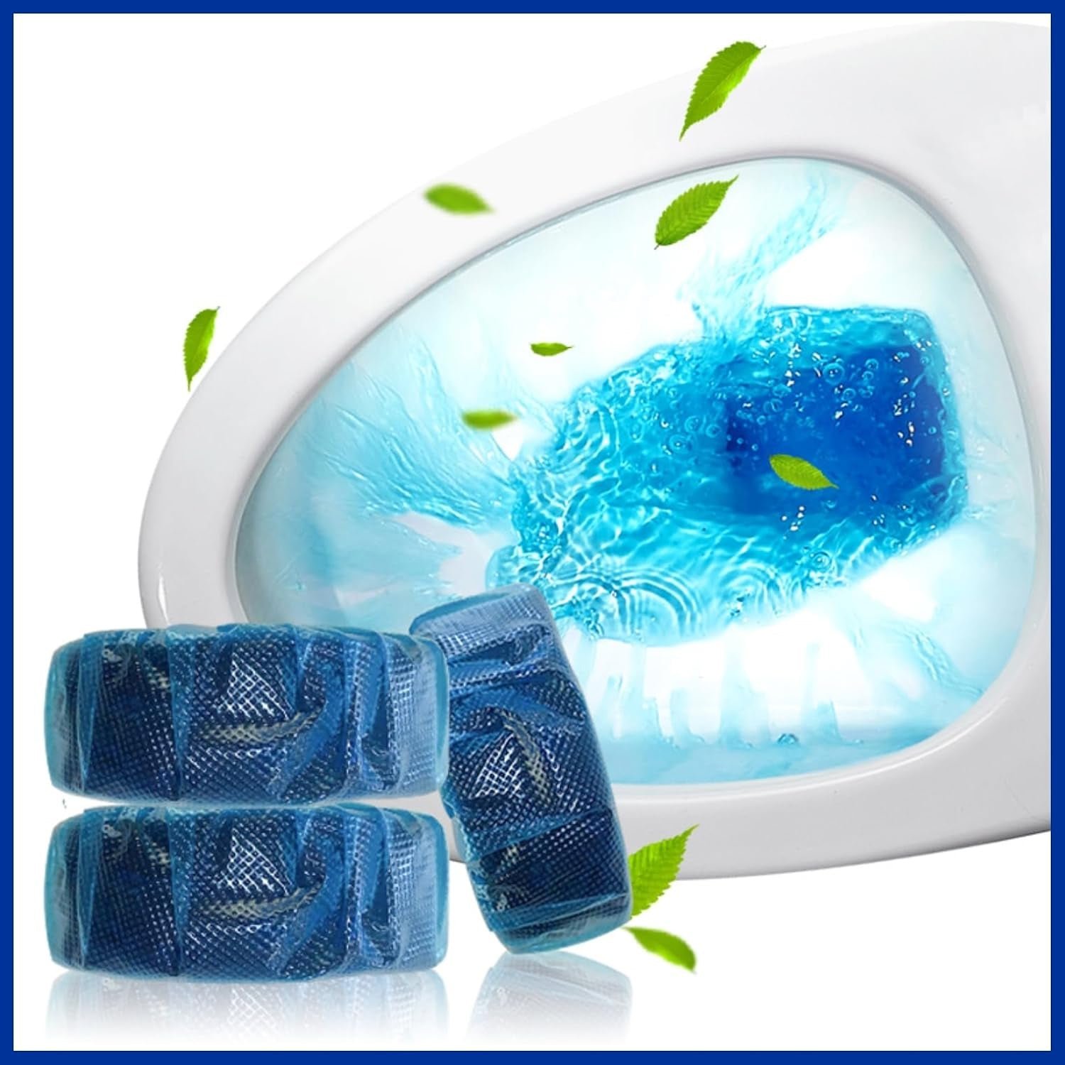 Toilet Cleaner Tabs – Automatic Flush, Ocean Blue | Wonder Fresh