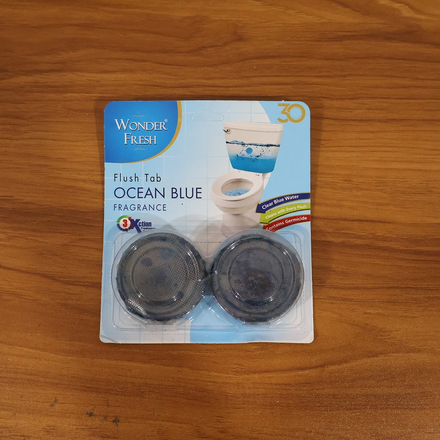 Toilet Cleaner Tabs – Automatic Flush, Ocean Blue | Wonder Fresh