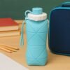 600ml Collapsible Silicone Water Bottle – Foldable & Leakproof