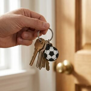 Football Keychain Set – Stylish Sports Gift for Fans