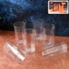 Unbreakable Plastic Drinking Glasses – Set of 6 Clear Tumblers 300ml