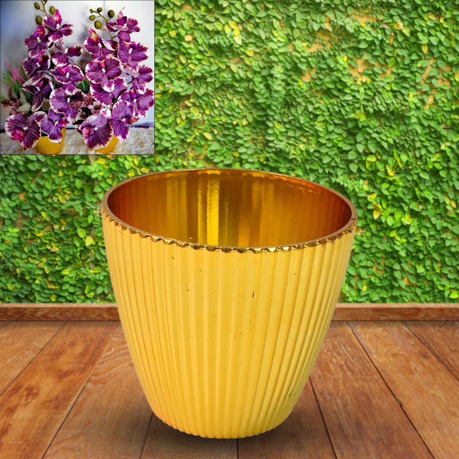 Plastic Flower Valencia Pot – Durable Indoor & Outdoor Planter