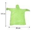 Reusable Waterproof Raincoat – Hooded Long Poncho for Men & Women